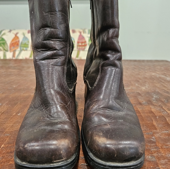 Distressed Brown Leather Santana Canada Boots US Size 8.5 - Picture 7 of 9